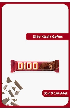 Ülker Dido Çikolatalı Gofret 144 x 35 G