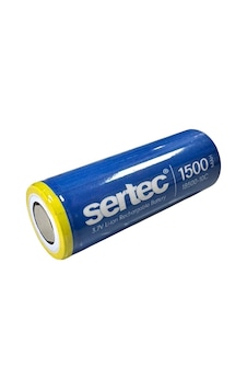 Sertec 18500 3.7volt 1500mah 10c Li-on Şarjlı Pil - 1adet Sertec 18500 3.7volt 1500mah 10c Li-on Şarjlı Pil - 1adet