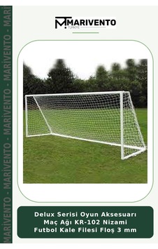 Delux Serisi Oyun Aksesuarı Maç Ağı Kr-102 Nizami Futbol Kale Filesi Floş 3 Mm Belirtilmemiş Delux Serisi Oyun Aksesuarı Maç Ağı Kr-102 Nizami Futbol Kale Filesi Floş 3 Mm Belirtilmemiş