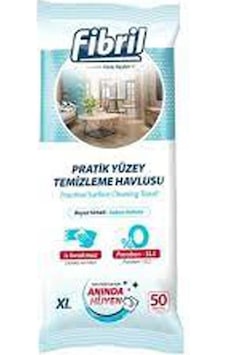 Fibril Yüzey Temizleme Havlusu Beyaz Sabun 24 x 50'li Fibril Yüzey Temizleme Havlusu Beyaz Sabun 24 x 50'li