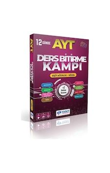 Yanıt Yayınları Ayt Eşit Ağırlık Sözel 12 Günde Ders Bitirme Kampı Yanıt Yayınları Ayt Eşit Ağırlık Sözel 12 Günde Ders Bitirme Kampı