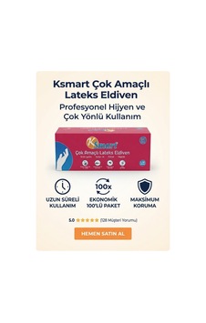 K Smart 6 Lı Muayne Eldiveni 25pk
