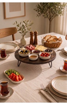 Akasya Ağacı Doğal Ahşap Sunumluk - 25 Cm Ayaklı Servis Tabağı - Dekoratif Sunum Standı Kahverengi Kahverengi Akasya Ağacı Doğal Ahşap Sunumluk - 25 Cm Ayaklı Servis Tabağı - Dekoratif Sunum Standı Kahverengi Kahverengi