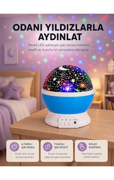 Ers Renkli Led Gece Lambası 6 Işık Modlu Çocuk Odası Atmosfer Aydınlatma Çok Renkli Ers Renkli Led Gece Lambası 6 Işık Modlu Çocuk Odası Atmosfer Aydınlatma Çok Renkli