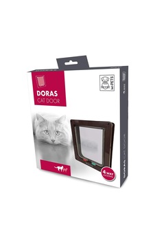 M-pets Doras Kedi Kapısı 4 Yollu Brown 197mmx190mm M-pets Doras Kedi Kapısı 4 Yollu Brown 197mmx190mm