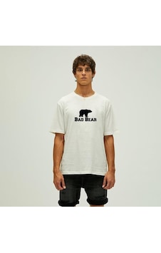 Bad Bear Muscle Basic Erkek Beyaz Yuvarlak Yaka Tişört Beyaz Bad Bear Muscle Basic Erkek Beyaz Yuvarlak Yaka Tişört Beyaz