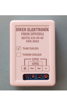 Diker Dkr-2653 Motor Fren Doğrultucu Tam Dalga-Motor Frenleme Diyodufren Diyodu