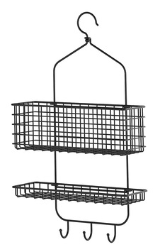 Askılı Duş Sepeti 14x31x56 Cm Metal Katlı Duş Rafı Ikea Siyah Raf Siyah Askılı Duş Sepeti 14x31x56 Cm Metal Katlı Duş Rafı Ikea Siyah Raf Siyah