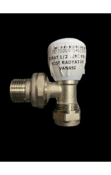 Fırat 1/2 Yeni Pex Köşe Radyatör Vanası