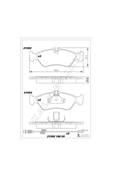 Kale-balata Fren Balatası Arka Mercedes Sprınter B901 B904 . Vw Lt 28-35-46 21592-a00-00-kd20 A0024204020 2d0698451 Kale-balata Fren Balatası Arka Mercedes Sprınter B901 B904 . Vw Lt 28-35-46 21592-a00-00-kd20 A0024204020 2d0698451
