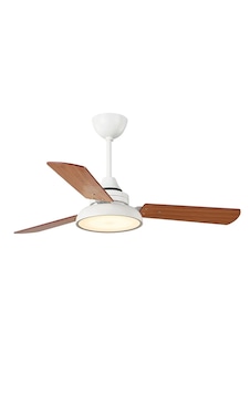 Snowy 3 Kanatlı Led Mat Beyaz 107 CM Kumandalı Tavan Vantilatörü