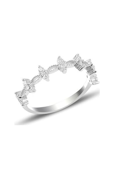 Söğütlü Silver Gümüş Rodaj Zirkon Taşlı Crown Yüzük Söğütlü Silver Gümüş Rodaj Zirkon Taşlı Crown Yüzük