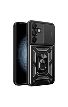 Galaxy İle Uyumlu S24 Fe Kılıf Magnetik Standlı Kamera Korumalı Zore Sürgülü Vega Kapak Siyah Diğer Galaxy İle Uyumlu S24 Fe Kılıf Magnetik Standlı Kamera Korumalı Zore Sürgülü Vega Kapak Siyah Diğer