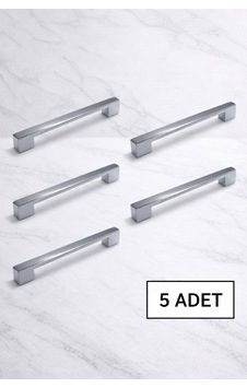 Çift Delikli Krom 96-128 Mm Metal Köprü Kale Kulp, Lüks Mutfak Mobilya Dolap Çekmece Kulpu 5 Adet Metalik Metalik Çift Delikli Krom 96-128 Mm Metal Köprü Kale Kulp, Lüks Mutfak Mobilya Dolap Çekmece Kulpu 5 Adet Metalik Metalik