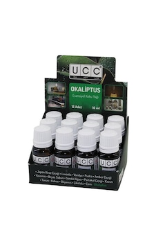 Ucc Esansiyel Koku Yağı 10ml Okaliptus Buhardanlık Çamaşır Makine Ütü Vb. Kullanım - 12'li Paket Diğer Ucc Esansiyel Koku Yağı 10ml Okaliptus Buhardanlık Çamaşır Makine Ütü Vb. Kullanım - 12'li Paket Diğer