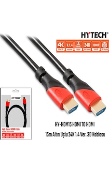 Hytech Hy-Hdm15 Hdmi Kablo Altin Uçlu 15 Metre Hytech Hy-Hdm15 Hdmi Kablo Altin Uçlu 15 Metre