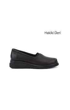 Gönderir Kadın Siyah Dolgu Taban Hakiki Deri Ayakkabı Ddza80042991 Gönderir Kadın Siyah Dolgu Taban Hakiki Deri Ayakkabı Ddza80042991