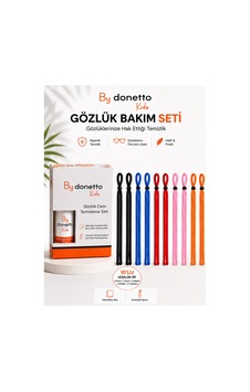 Sprey Set Ve 10'lu Çocuk Gözlük İpi Siyah-mavi-kırmızı-pembe-turuncu - 900772683
