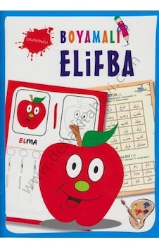 Boyamalı Elifba Çıkartmalı Boyamalı Elifba Çıkartmalı