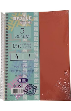 Orta Boy 4+1 Ayraçlı Defter 5 Konulu 150 Yaprak 1 Adet 4 Kareli 1 Çizgili Spralli Plastik Kapak Seperatörlü 18x25 Cm Turuncu Orta Boy 4+1 Ayraçlı Defter 5 Konulu 150 Yaprak 1 Adet 4 Kareli 1 Çizgili Spralli Plastik Kapak Seperatörlü 18x25 Cm Turuncu