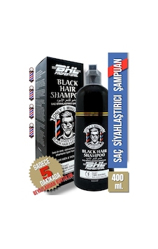 Black Hair Shampoo Siyahlaştırıcı Şampuan / Saç Sakal Beyaz Kapatıcı Şampuan 400ml. Black Hair Shampoo Siyahlaştırıcı Şampuan / Saç Sakal Beyaz Kapatıcı Şampuan 400ml.
