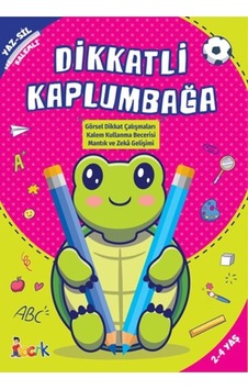 Dikkatli Kaplumbağa - Yaz-sil-kalemli - Rzır-613077 Dikkatli Kaplumbağa - Yaz-sil-kalemli - Rzır-613077