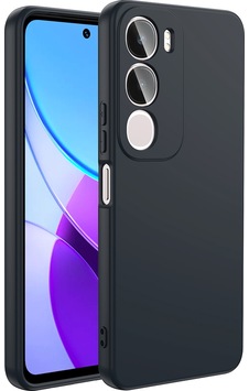 Vivo Y19s Kılıf Zore Mara Lansman Kapak Siyah