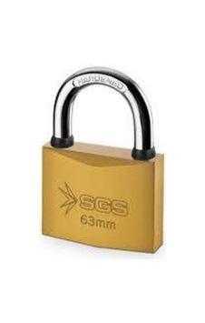 Sgs 1345 Sarı Asma Kilit Kısa 63 Mm