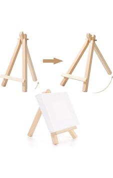 Gebzeli Tuval 10 10cm + Mini Şövale 2li Set 1 Adet