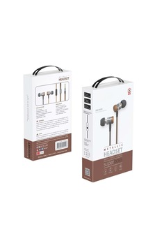 Metalik Stereo Mikrofonlu Kulaklık 1.2m Kahverengi Gm-999k