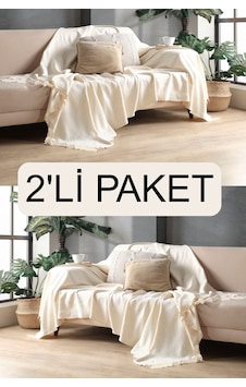 Miracolo Home Ekru Pamuklu Dekoratif Koltuk Örtüsü Set 170x230 Boyutlu Optimal Kaymaz Tasarım 2 Adet Miracolo Home Ekru Pamuklu Dekoratif Koltuk Örtüsü Set 170x230 Boyutlu Optimal Kaymaz Tasarım 2 Adet