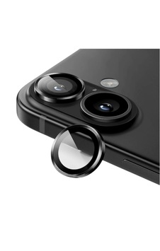 Iphone 16 / 16 Plus Uyumlu Kamera Lens Koruyucu 2 Li Set Siyah Iphone 16 / 16 Plus Uyumlu Kamera Lens Koruyucu 2 Li Set Siyah