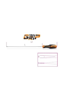 Uzun Düz Tornavida 1264L 65x400 Uzun Düz Tornavida 1264L 65x400