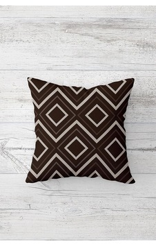 Pelangi Geometrik Karo Desen Çift Tarafı Baskılı Gizli Fermuarlı Yastık Kılıfı Kırlent Koltuk Yastık Kılıfı, Koyu Kahve 45 X 45 Çok Renkli Pelangi Geometrik Karo Desen Çift Tarafı Baskılı Gizli Fermuarlı Yastık Kılıfı Kırlent Koltuk Yastık Kılıfı, Koyu Kahve 45 X 45 Çok Renkli