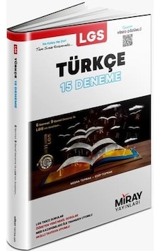Miray 8. Sınıf Türkçe 15 Deneme Miray 8. Sınıf Türkçe 15 Deneme