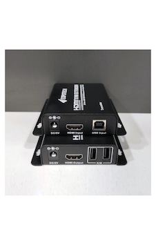 Expotech Ex-hdmı60kvm Hdmı Ve Usb Verisini Cat6 Kablo Üzerinden Taşıyan Extender 60 Metre