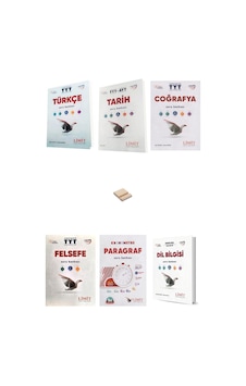 Limit Tyt Türkçe Tarih Coğrafya Felsefe Paragraf Ve Dil Bilgisi Soru Bankası 6lı Set +telefon Standı Limit Tyt Türkçe Tarih Coğrafya Felsefe Paragraf Ve Dil Bilgisi Soru Bankası 6lı Set +telefon Standı