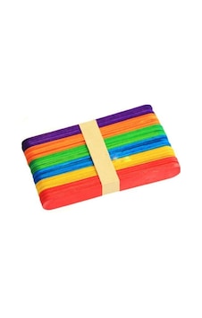 Renkli Ahşap Dil Basma Çubuğu Abeslang 50'li 150 Mm X18 Mm Diğer Renkli Ahşap Dil Basma Çubuğu Abeslang 50'li 150 Mm X18 Mm Diğer