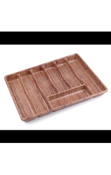 Büyük - Ahşap Renk - 7 Bölmeli Çekmece İçi Kaşıklık 50x37cm Bx40 Çok Renkli Büyük - Ahşap Renk - 7 Bölmeli Çekmece İçi Kaşıklık 50x37cm Bx40 Çok Renkli