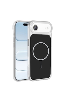 Apple Apple iPhone Uyumlu 17 Air Kılıf Metal Buton Tasarımlı Zore İkonik Sert Silikon Kapak Apple Apple iPhone Uyumlu 17 Air Kılıf Metal Buton Tasarımlı Zore İkonik Sert Silikon Kapak