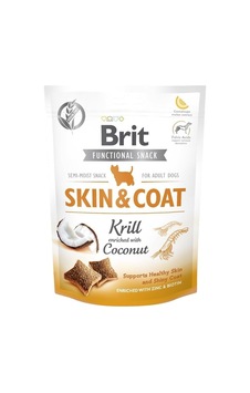 Brit Care Functional Snack, Parlak Tüyler Ve Zindelik Cilt İçin, Tahılsız, Kril Ve Hindistan Cevizli, Fonksiyonel Y Brit Care Functional Snack, Parlak Tüyler Ve Zindelik Cilt İçin, Tahılsız, Kril Ve Hindistan Cevizli, Fonksiyonel Y
