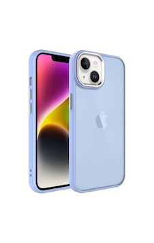 Kilifone - Apple Uyumlu iPhone 14 Plus - Kılıf Arkası Buzlu Sert Pc May Kapak - Lila Kilifone - Apple Uyumlu iPhone 14 Plus - Kılıf Arkası Buzlu Sert Pc May Kapak - Lila