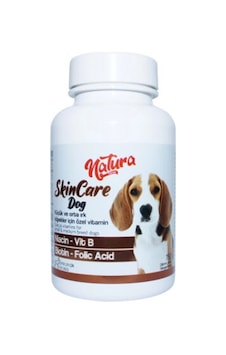 Natura Skincare Dog: 150 Tablet Köpek Deri Ve Tüy Sağlığı Takviyesi 75 Gr
