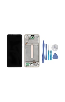 Samsung Galaxy Uyumlu A33 5g Sm-a336 Lcd Ekran Dokunmatik - A -kalite Çıtalı Beyaz + Tamir Seti Samsung Galaxy Uyumlu A33 5g Sm-a336 Lcd Ekran Dokunmatik - A -kalite Çıtalı Beyaz + Tamir Seti
