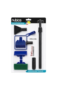 Nubios Fpd-51b 5i Bir Arada Akvaryum Temizlik Seti