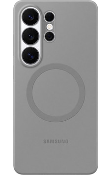 Samsung Galaxy Uyumlu S26 Ultra Silikon Magnet Kılıf - Gri Gri Samsung Galaxy Uyumlu S26 Ultra Silikon Magnet Kılıf - Gri Gri
