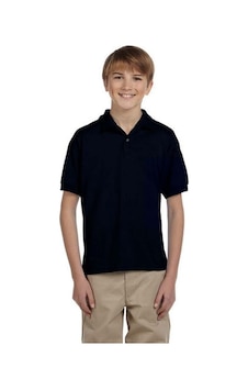 Tezzgelsin Erkek Çocuk Polo Yaka Kısa Kol Okul T-shirt Siyah Tezzgelsin Erkek Çocuk Polo Yaka Kısa Kol Okul T-shirt Siyah