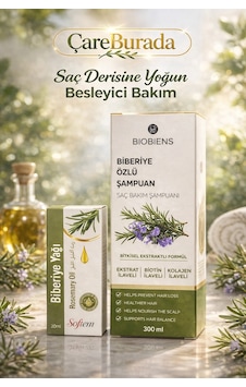 Biobiens Biberiye Özlü Şampuan 300 Ml. & Biberiye Yağı 20 Ml. Biobiens Biberiye Özlü Şampuan 300 Ml. & Biberiye Yağı 20 Ml.