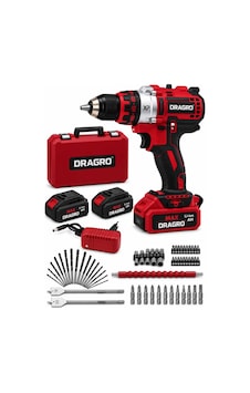 Dragro Drg-21v Çelik Mandren K Çift Akülü Şarjlı Darbeli Matkap Xxr Dragro Drg-21v Çelik Mandren K Çift Akülü Şarjlı Darbeli Matkap Xxr