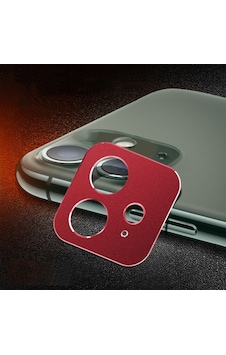 Ally Apple Uyumlu iPhone 11 6.1 3D Metal Kamera Koruyucu Metal Lens Kırmızı Ally Apple Uyumlu iPhone 11 6.1 3D Metal Kamera Koruyucu Metal Lens Kırmızı